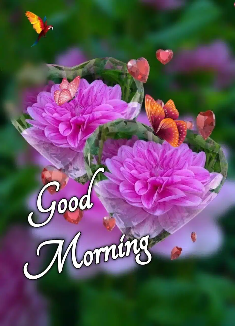 Good Morning Flowers Marathi