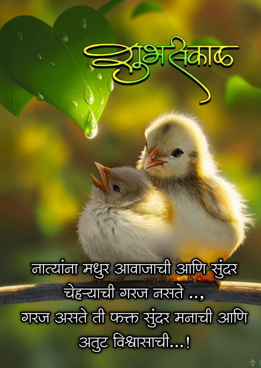 Relationship Good Morning Message In Marathi