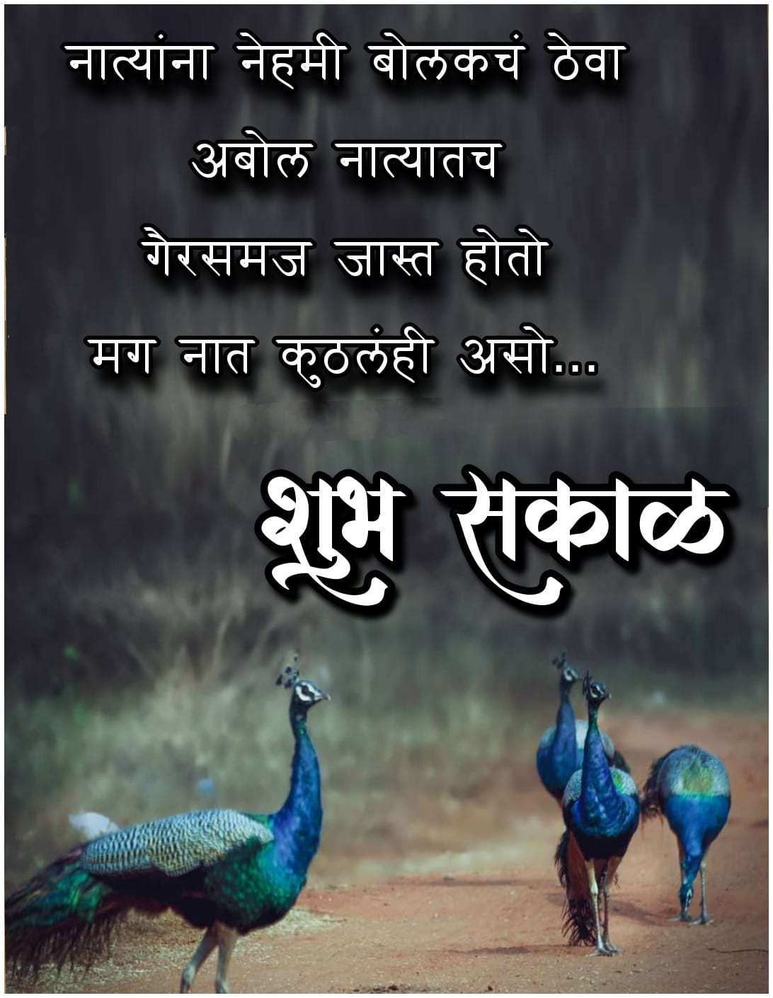 relationship good morning messages marathi