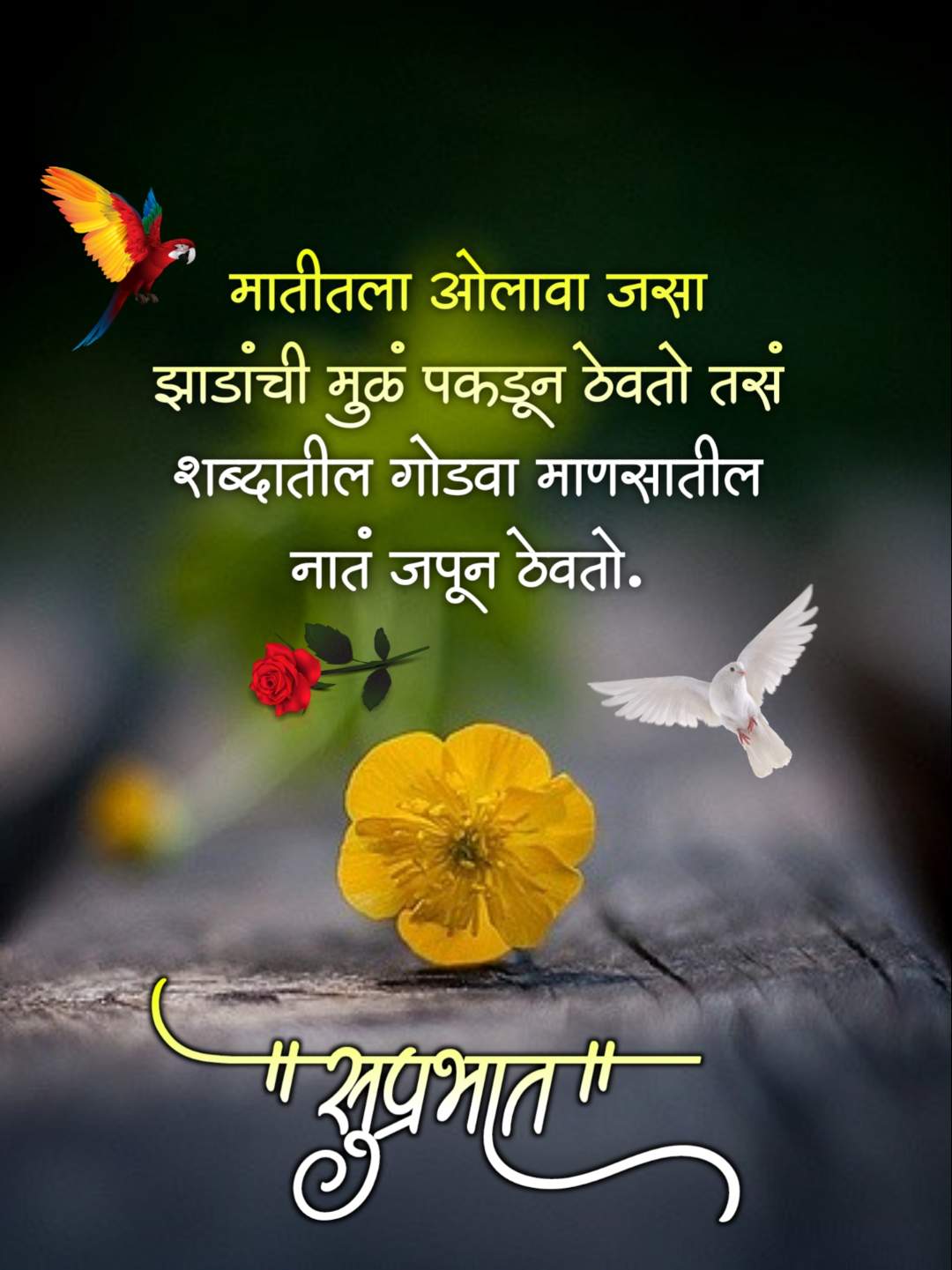 relationship best friend relationship good morning message in marathi