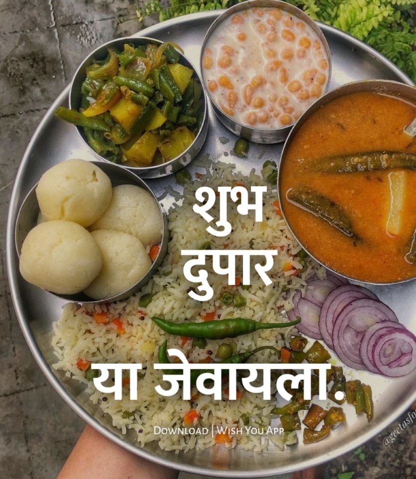 शुभ दुपार,या जेवायला 