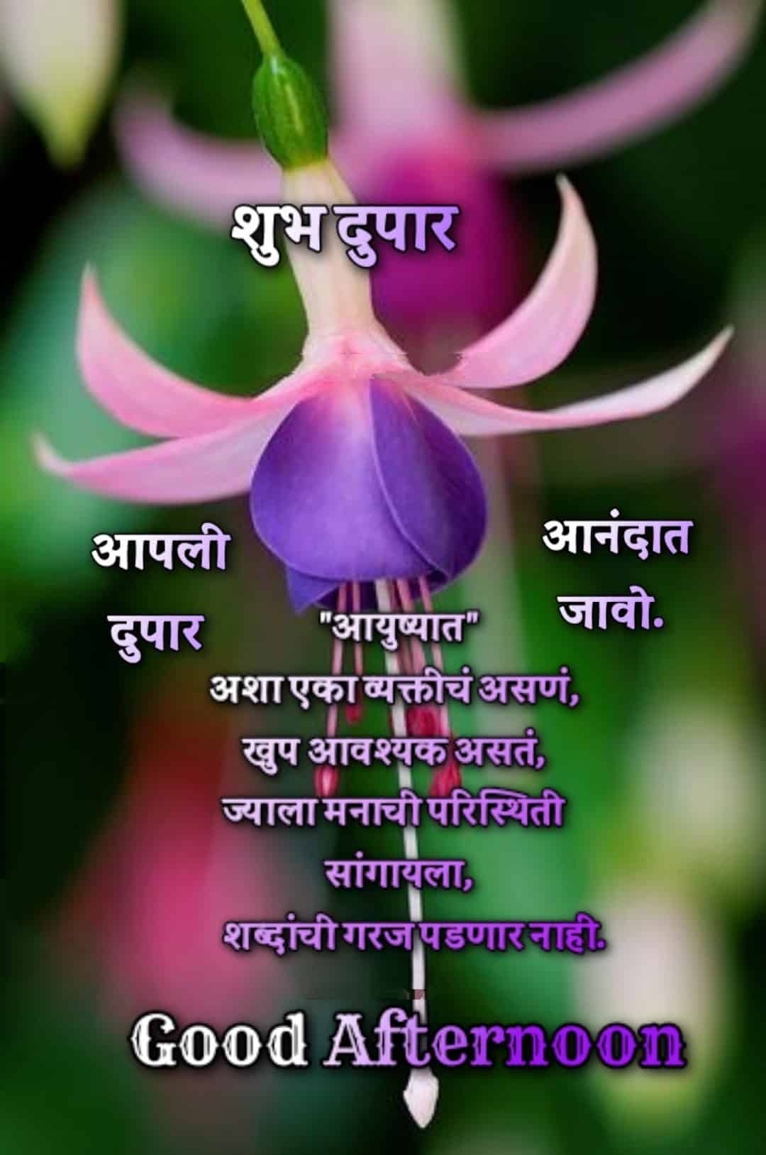 Shubh Dupar Marathi Message