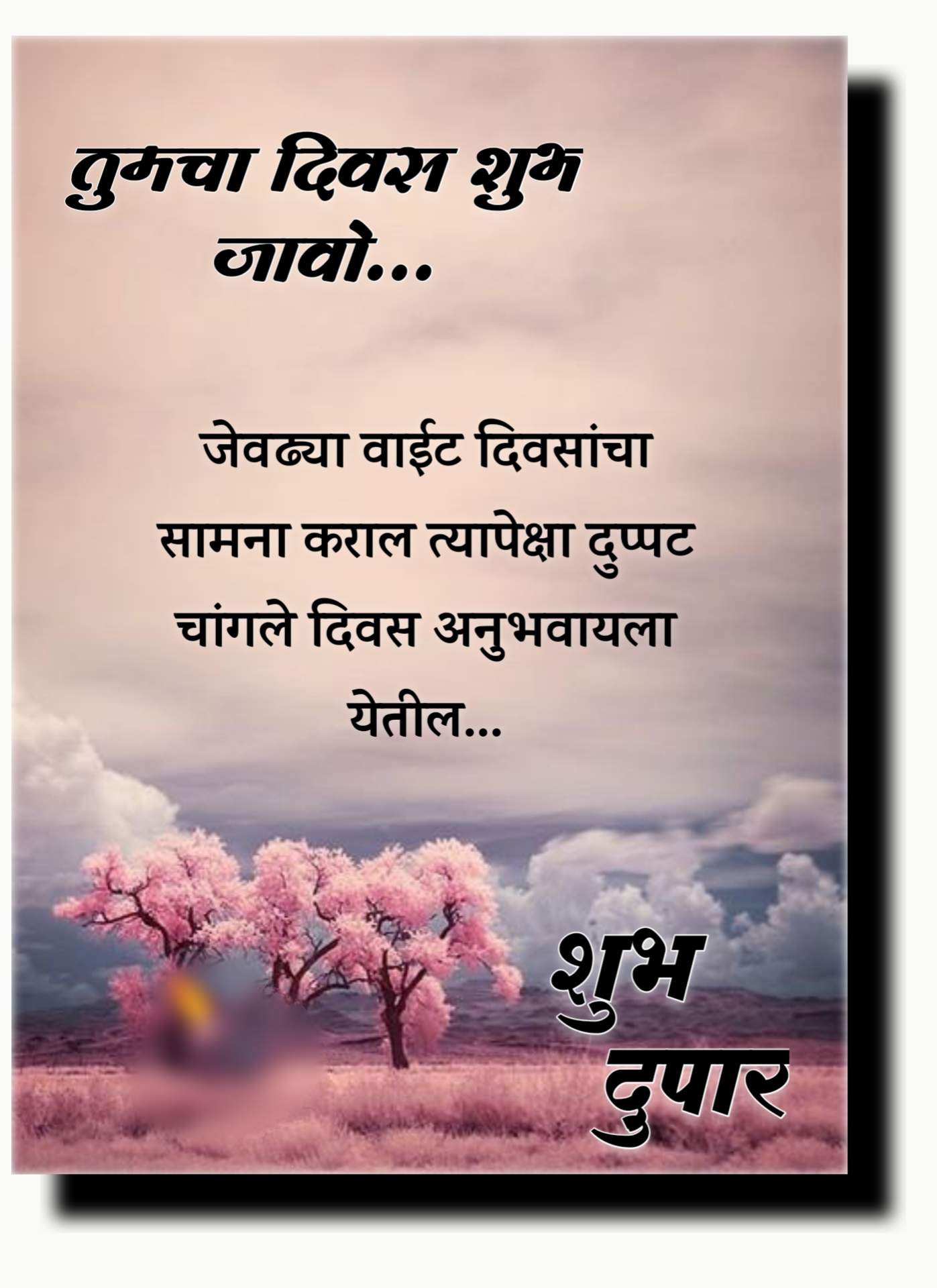 शुभ दुपार सुविचार