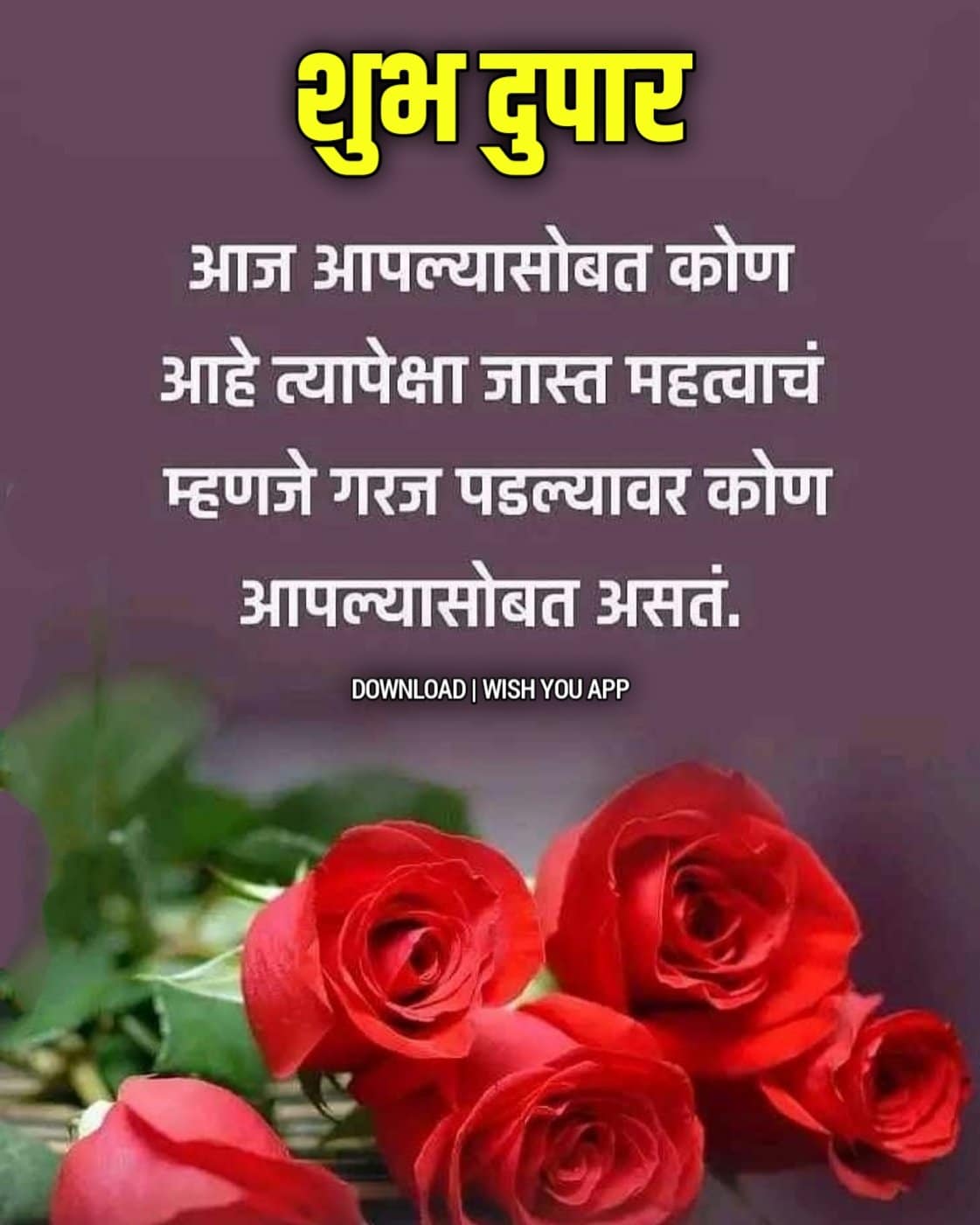 शुभ दुपार संदेश